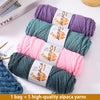 Luxurious Alpaca Wool Blend Yarn — 500g Thick Knitting Yarn