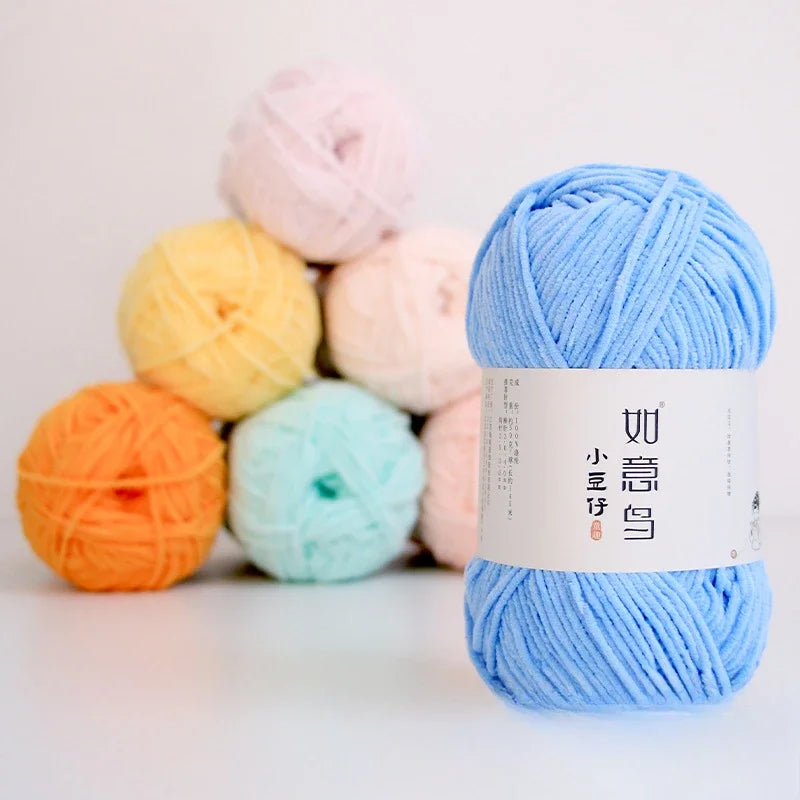 Soft Chenille Yarn for Crochet and Knitting