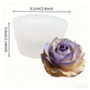 Reusable Rose Silicone Mold with Realistic Layered Petals