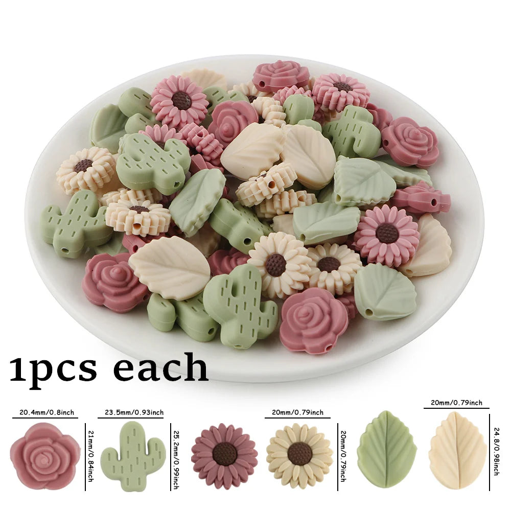 Silicone Charm Beads for DIY Jewelry Making