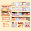 A colorful sticker book featuring cartoon animals, including various animal shapes and characters for journaling and crafts.