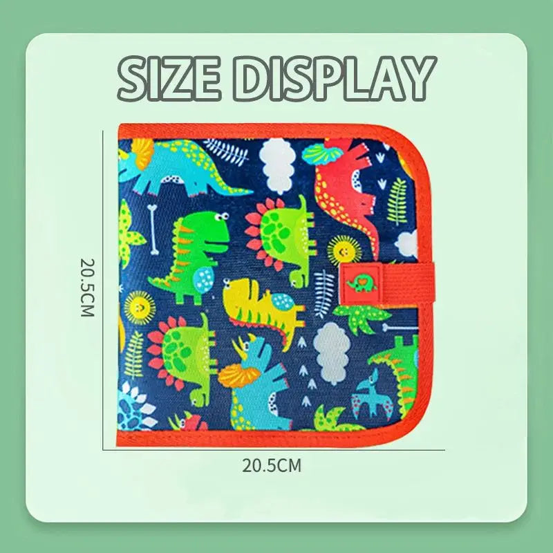 Reusable Erasable Doodle Book for Kids with 12 Watercolor Pens