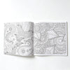 An open 24-page mandala coloring book featuring intricate black and white line art patterns.