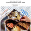 A painting kit featuring a floral butterfly canvas art design with a wolf and a woman.