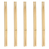 A set of maple wood drumsticks including sizes 5A, 5B, and 7A arranged vertically.