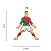 Cartoon Football Player No. 7 Enamel Pin