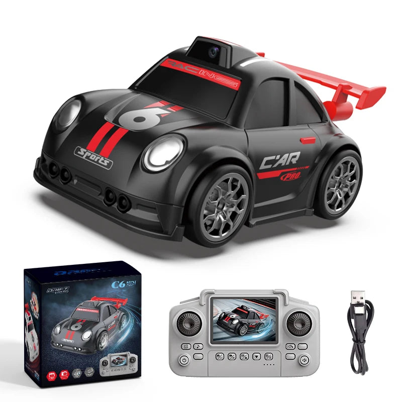 Mini RC Drift Car with FPV Camera and Screen Controller