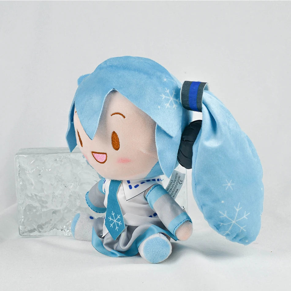 Hatsune Miku Plush Doll – Cute 20cm Anime Sitting Figure