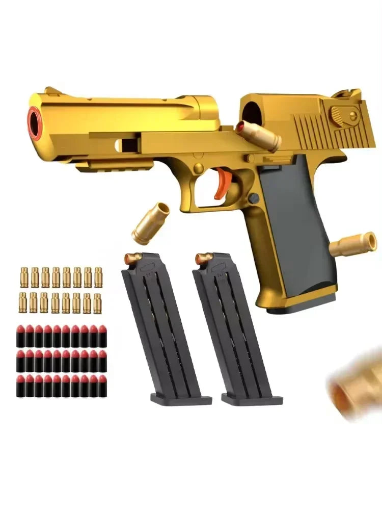 Foam Dart Blaster Toy Gun with Shell Ejecting Action