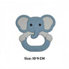 Cartoon Animal Silicone Baby Teether with Pacifier Clip