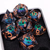 Resin Polyhedral Dice Set for Tabletop Gaming