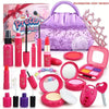 Pretend Play Makeup Kit for Kids with Princess Purse