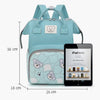 Waterproof Diaper Bag Backpack with Printed Bear Design