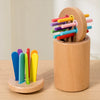 Wooden Color Sorting Toy for Toddlers – Montessori Fine Motor Skills Game