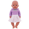 Two-Piece Doll Outfit with Top and Pants for 18-Inch and 43cm Dolls
