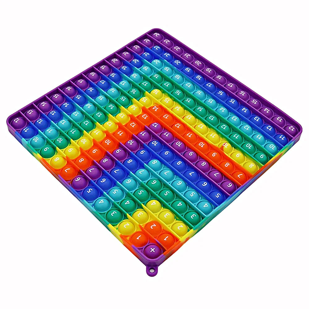 Rainbow Math Fidget Popper – Multiplication & Addition Practice Tool