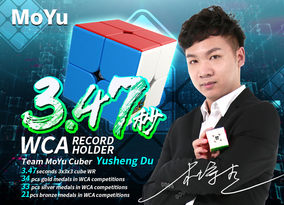 MoYu Meilong 2x2 Speed Cube – Stickerless Puzzle for All Ages