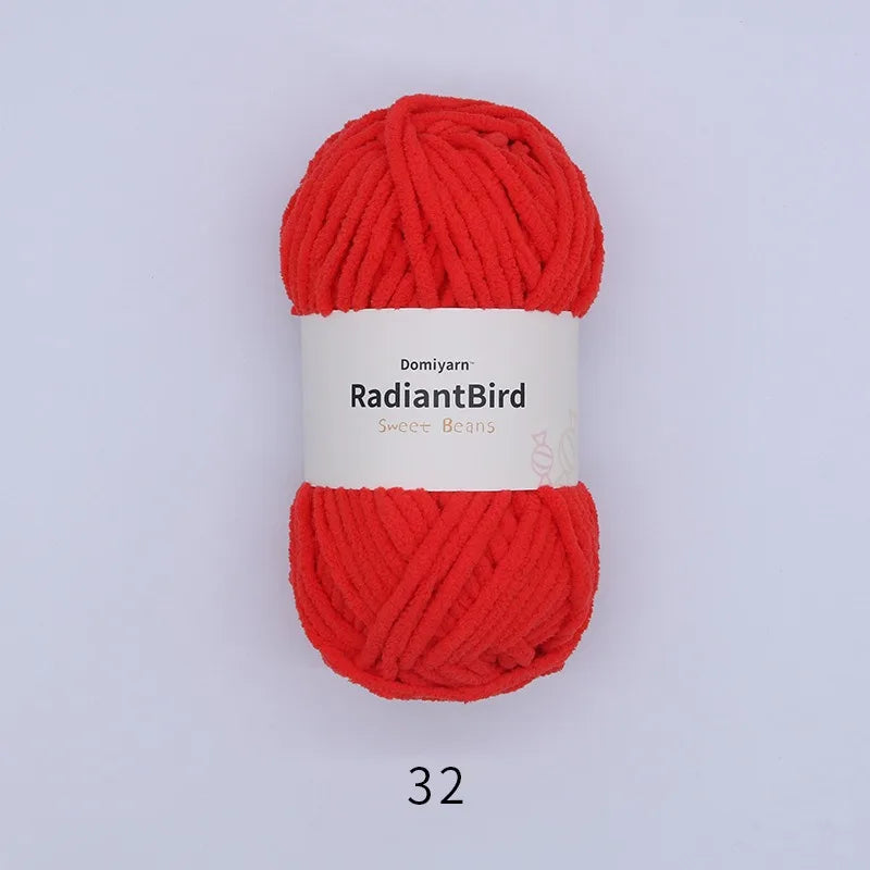 Soft Polyester Yarn for Knitting and Crochet