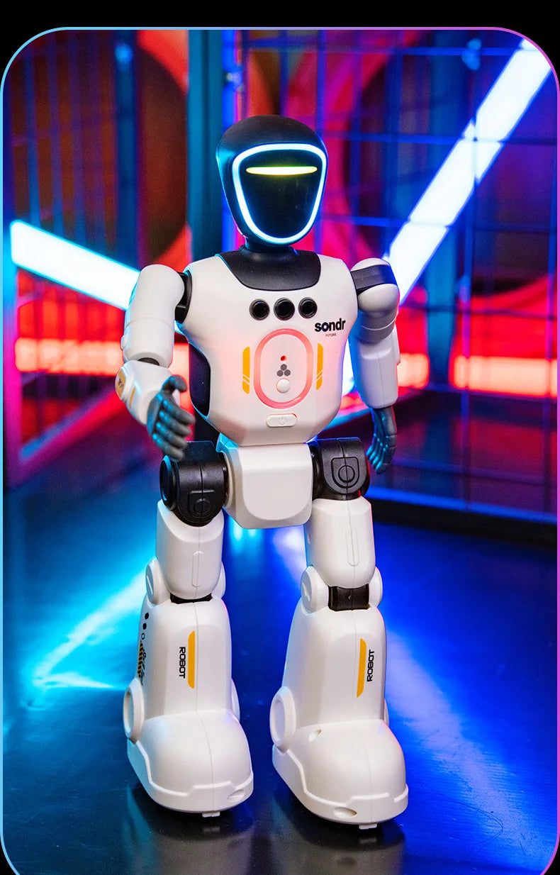 Interactive Gesture-Controlled Robot with Dance and Learning Modes