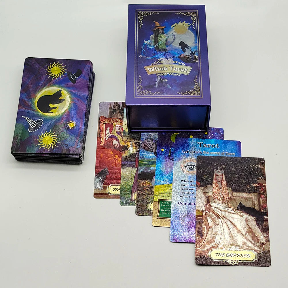 Gold Foil Rider Waite Tarot Deck