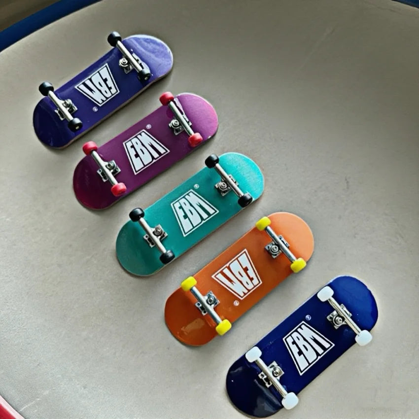 Maple Wood Finger Skateboard with Tool – 34mm Mini Skate Deck