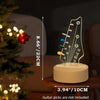 Guitar Pick Display Stand with LED Light and Wood Base