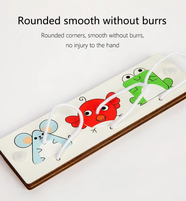 Montessori Wooden Busy Board for Toddlers