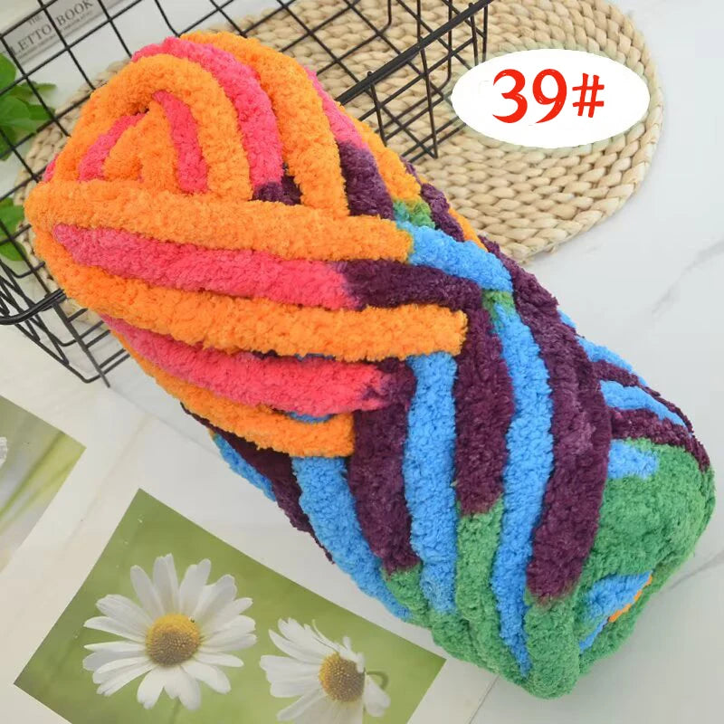Extra Thick Chenille Yarn for Hand Knitting