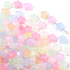 Mermaid Star Acrylic Beads – 10mm Luminous Loose Beads for DIY Jewelry