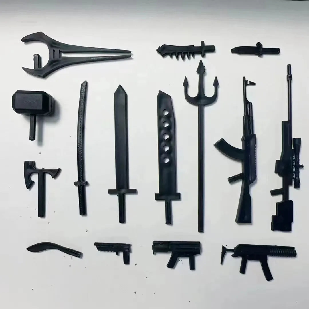 3D Articulated Action Figure Building Toy