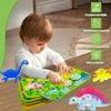 Felt Busy Book for Toddlers – Montessori Sensory Learning & Life Skills Activity Board