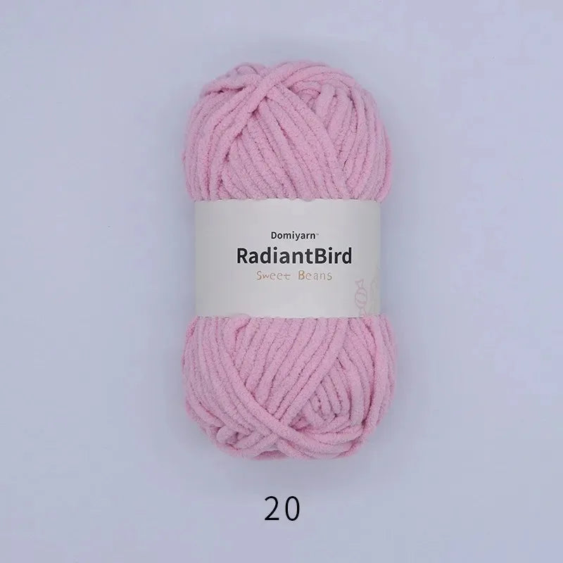 Soft Polyester Yarn for Knitting and Crochet