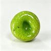 A glossy, lime green kiwi and watermelon smoothie slime squishy stress relief toy.