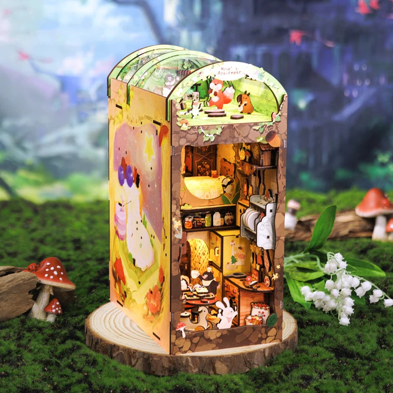 Eternal Bookstore DIY Book Nook Kit with LED Lighting