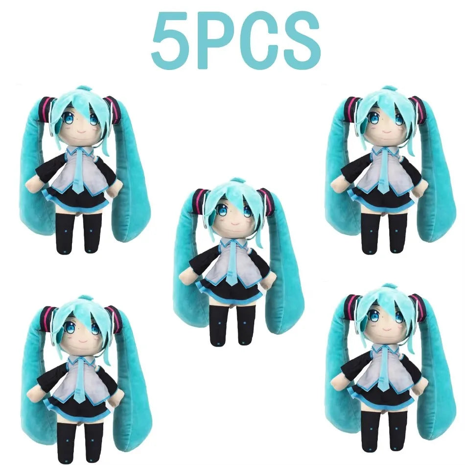 Hatsune Miku Plush Doll – Cute 20cm Anime Sitting Figure