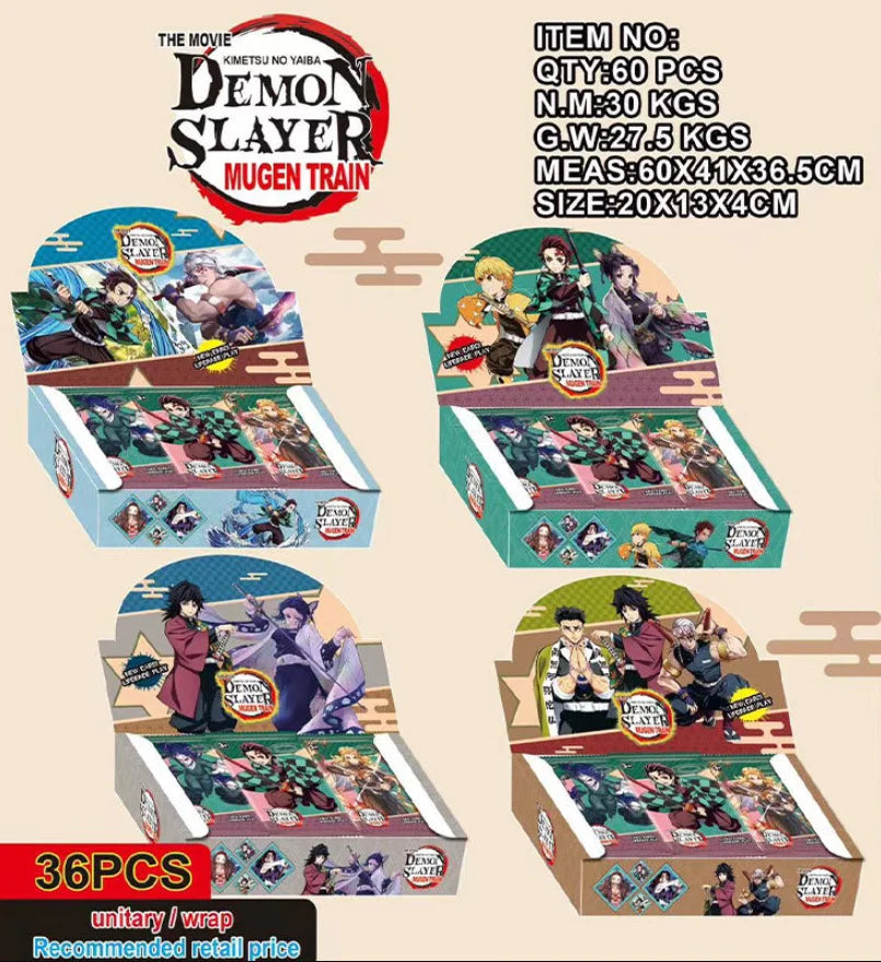 Demon Slayer SSP Diamond Rare Card featuring Tanjirou and Nezuko characters in a retail box.
