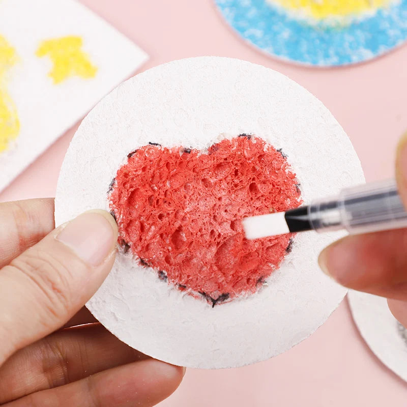 3D Puffy Foam Texture Painting Paper for Kids