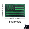 Reflective American Flag Tactical Patch with Glow-in-the-Dark Detail