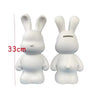 DIY Fluid Bear Sculpture Kit - Paintable Resin Bear Figurine for Creative Home Decor