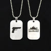 Fortnite Emblem Stainless Steel Charm Pendant Necklace
