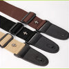 Vintage Woven Guitar Strap with Cross Detail