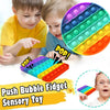 Rainbow Pop Sensory Fidget Toy for Stress Relief