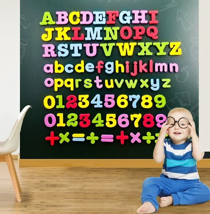 Magnetic Alphabet & Number Learning Set for Toddlers – EVA Foam Fridge Magnets