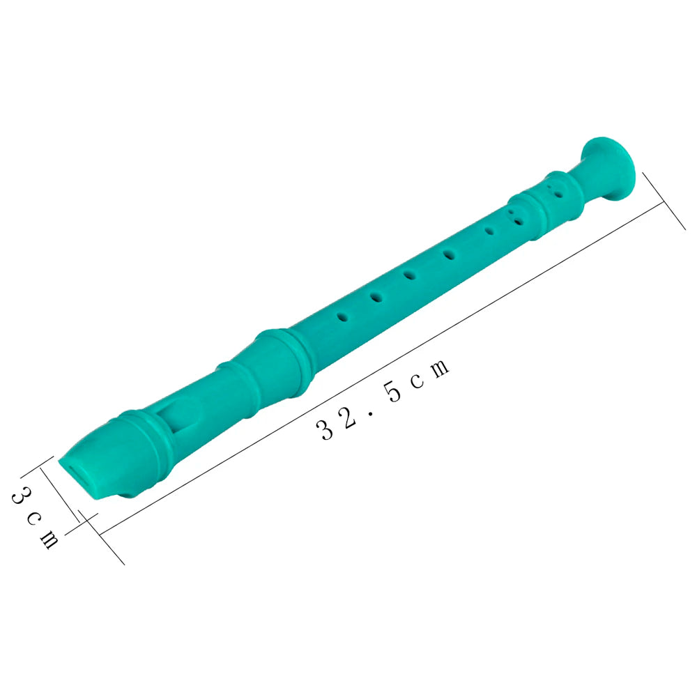 8-Hole ABS Recorder with Cleaning Stick for Beginners