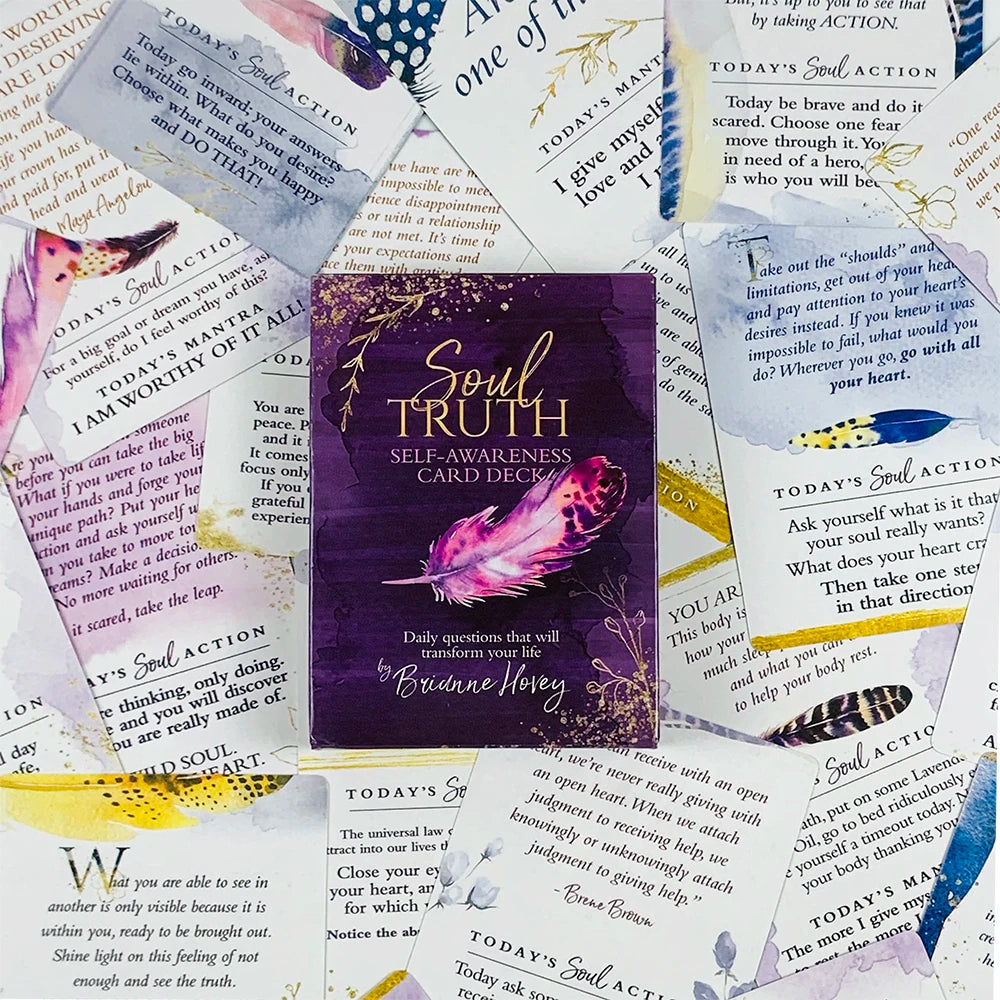Soul Truth Self-Awareness Oracle Card Deck