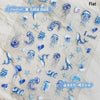 Ocean-Inspired Nail Art Sticker Set
