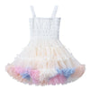 Children's Princess Tutu Dress with Ruffled Ball Gown Design