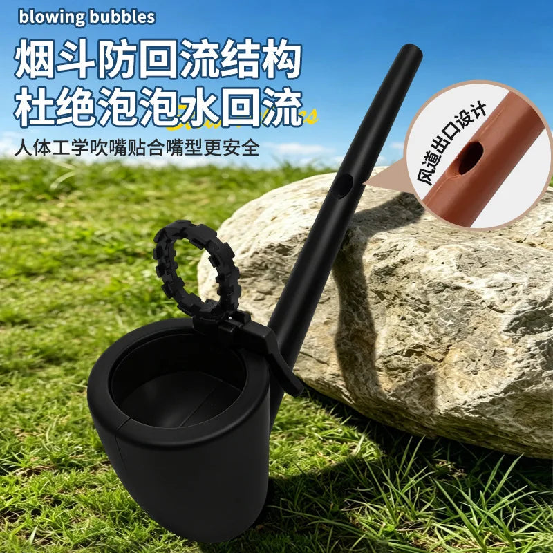 Classic Bubble Pipe Wand for Fun and Stress Relief