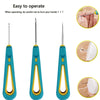 Three metal candle wicks with plastic holders shown for easy operation and use