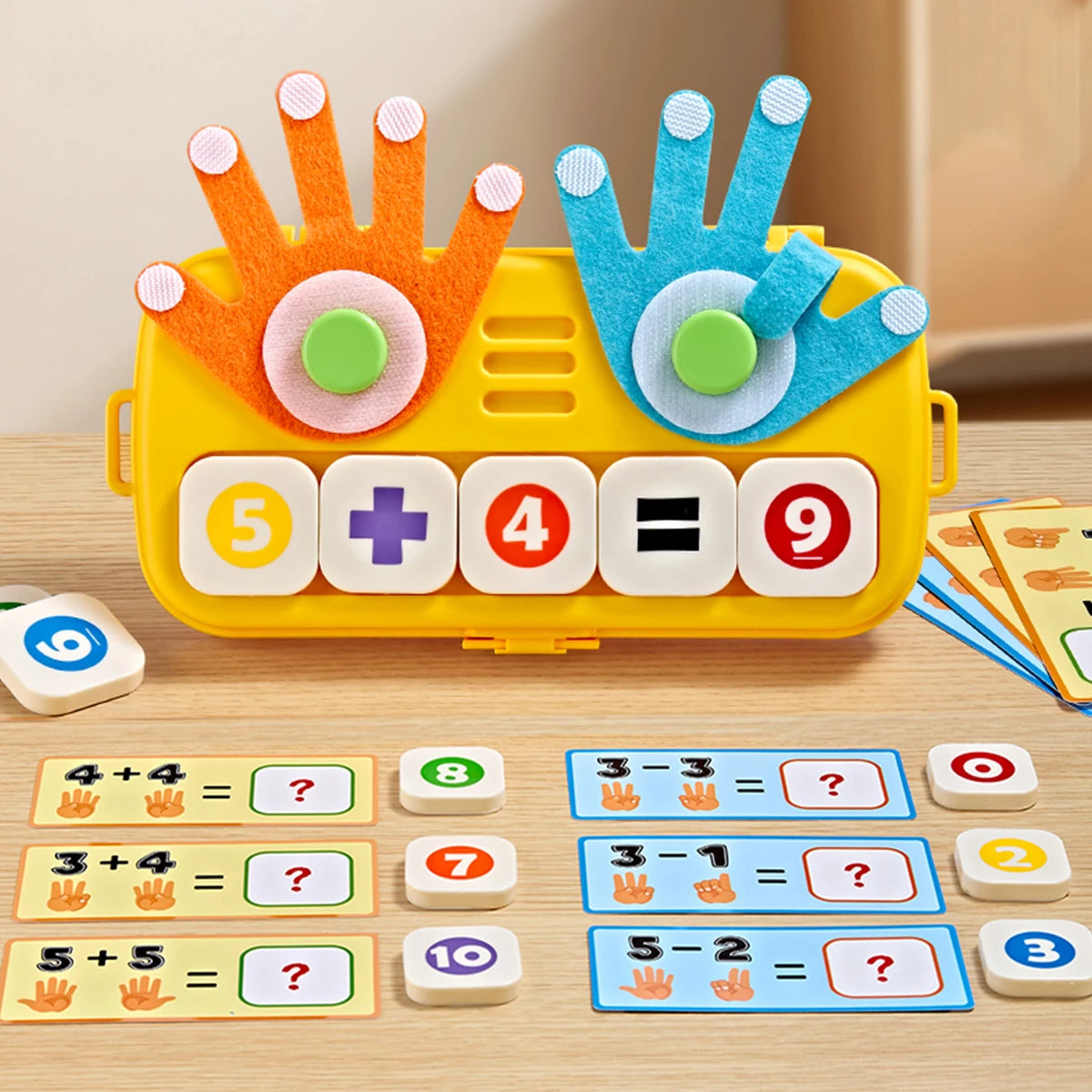 Interactive Finger Counting Math Toy for Early Learning